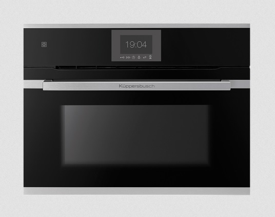 Küppersbusch Kompakt Mikrowellen-Backofen mit ökotherm®, TFT Display, Stainless Steel / Edelstahl, CBM6550.0S DK1 Image