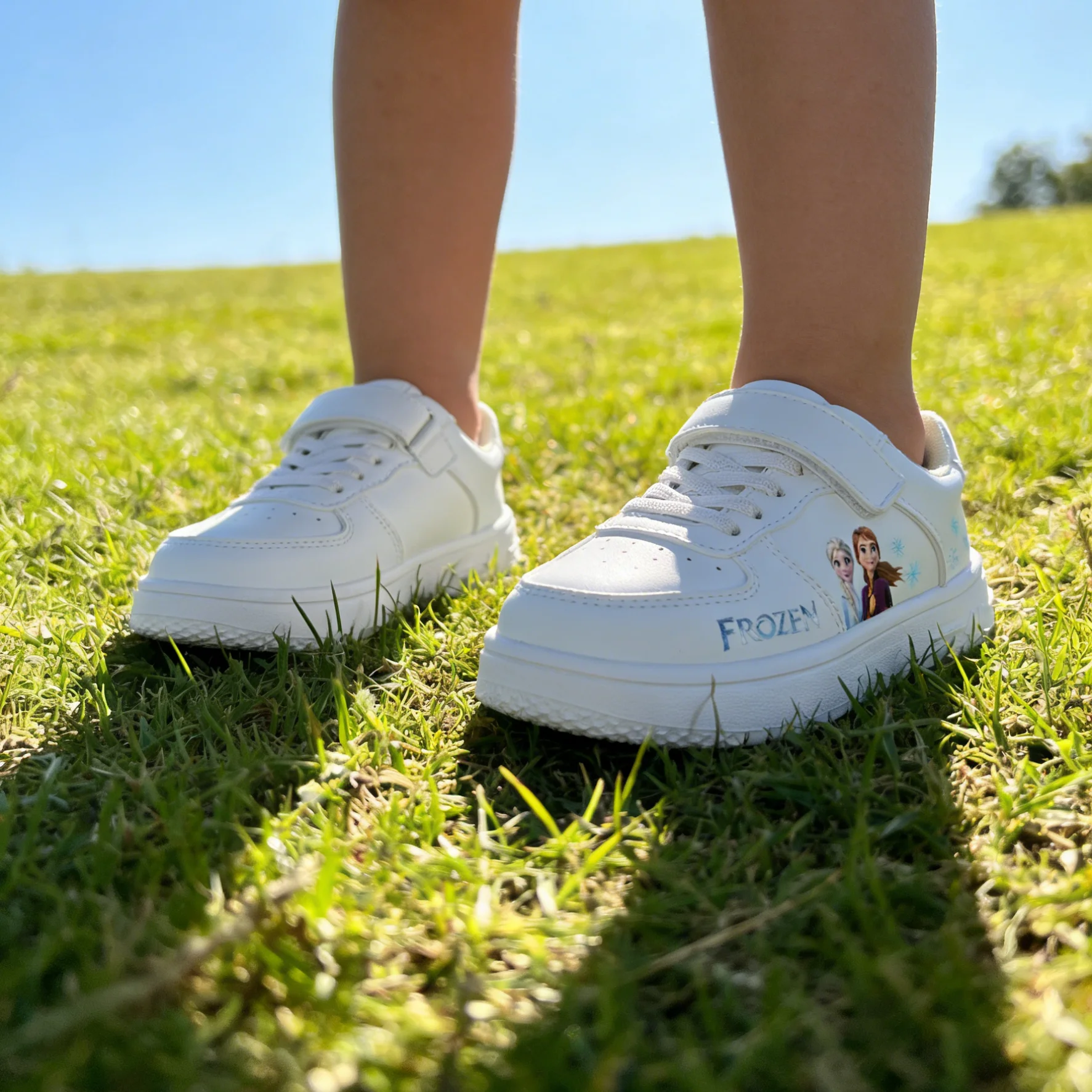Disney Kinder Mädchen Schuhe Kinder Turnschuhe Mädchen Elsa Gefrorene Prinzessin Casual Sport Student Teen PU Leder Schuhe Größe 26-37