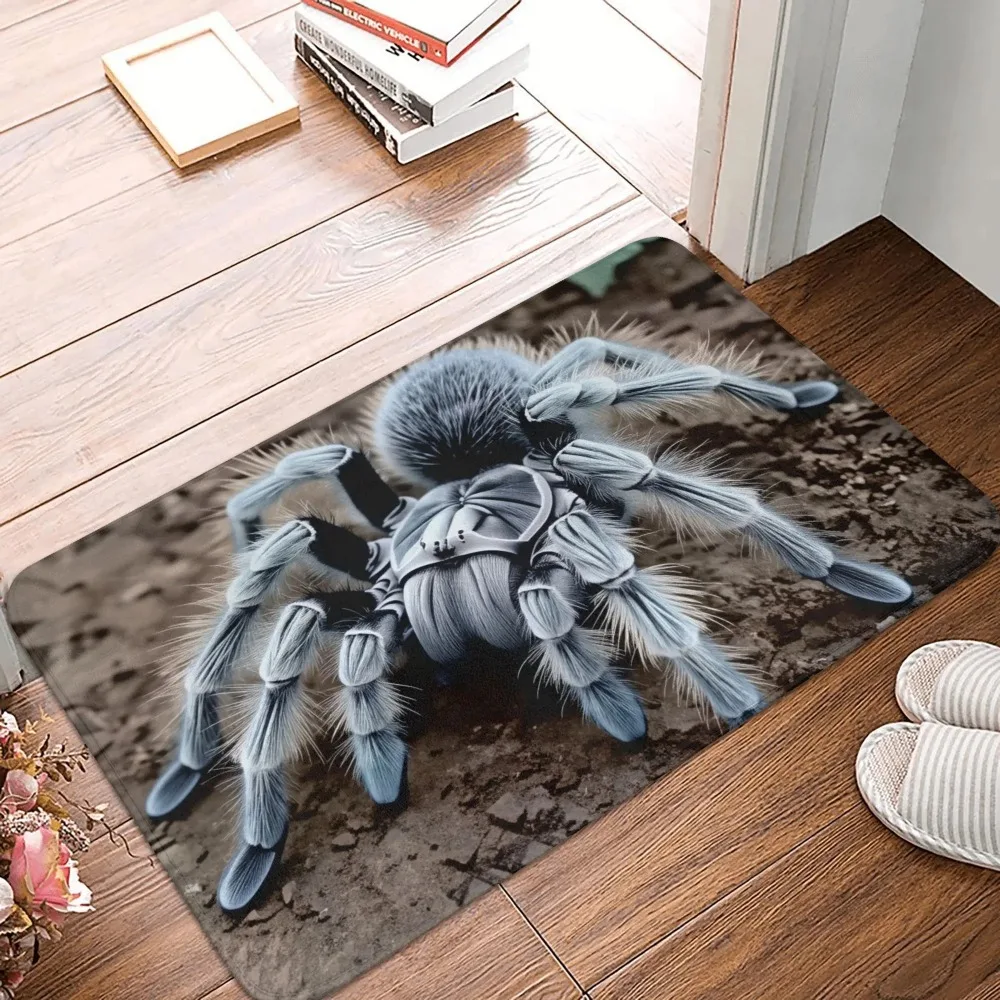 Spider 3D Flat Printed Door Mat Soft Comfortable and Easy To Clean Home Living Room Bedroom Door Mat Home Doormat Welcome Mat