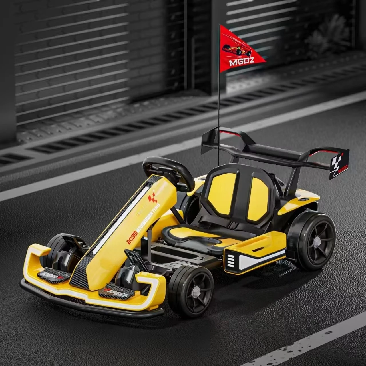 Rc Drift Car 24V Electric Kart Pedal Drift Remote Control Go Karts Kids Electric Kart Children Ride on Electric Karting Car
