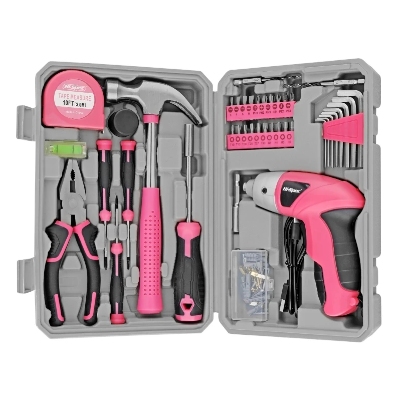 Hi-Spec 42pc USB tournevis électrique 4V Li-ion sans fil ensemble d