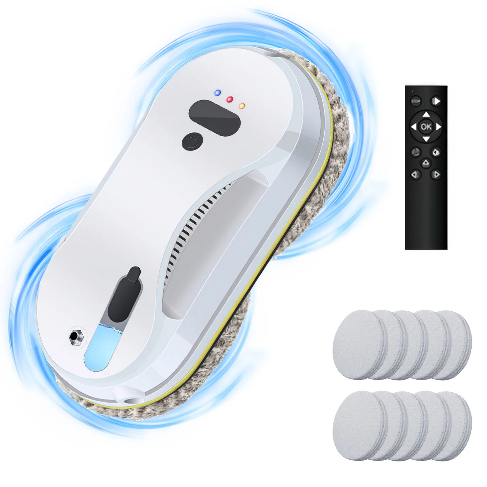 Robot nettoyeur de vitres, aspirateur, appareil ménager intelligent, nettoyage automatique des vitres, lavage des vitres, vadrouille électrique au sol, télécommande