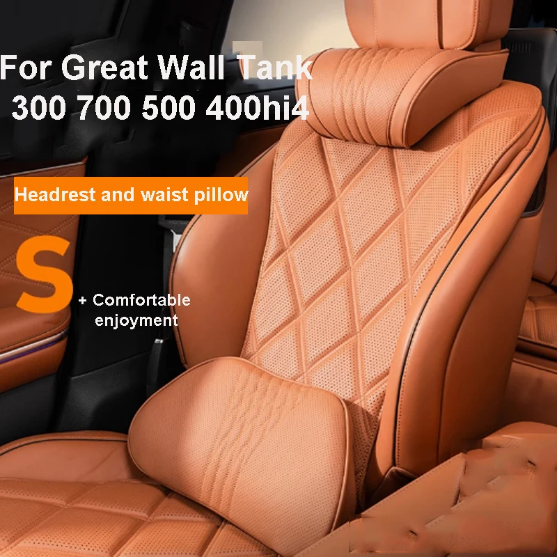 Für Great Wall Tank 300 700 500 400hi4 Auto-Kopfstütze, Nackenschutzkissen, schweißabsorbierend, atmungsaktiv, Memory-Baumwolle, Zubehör Image