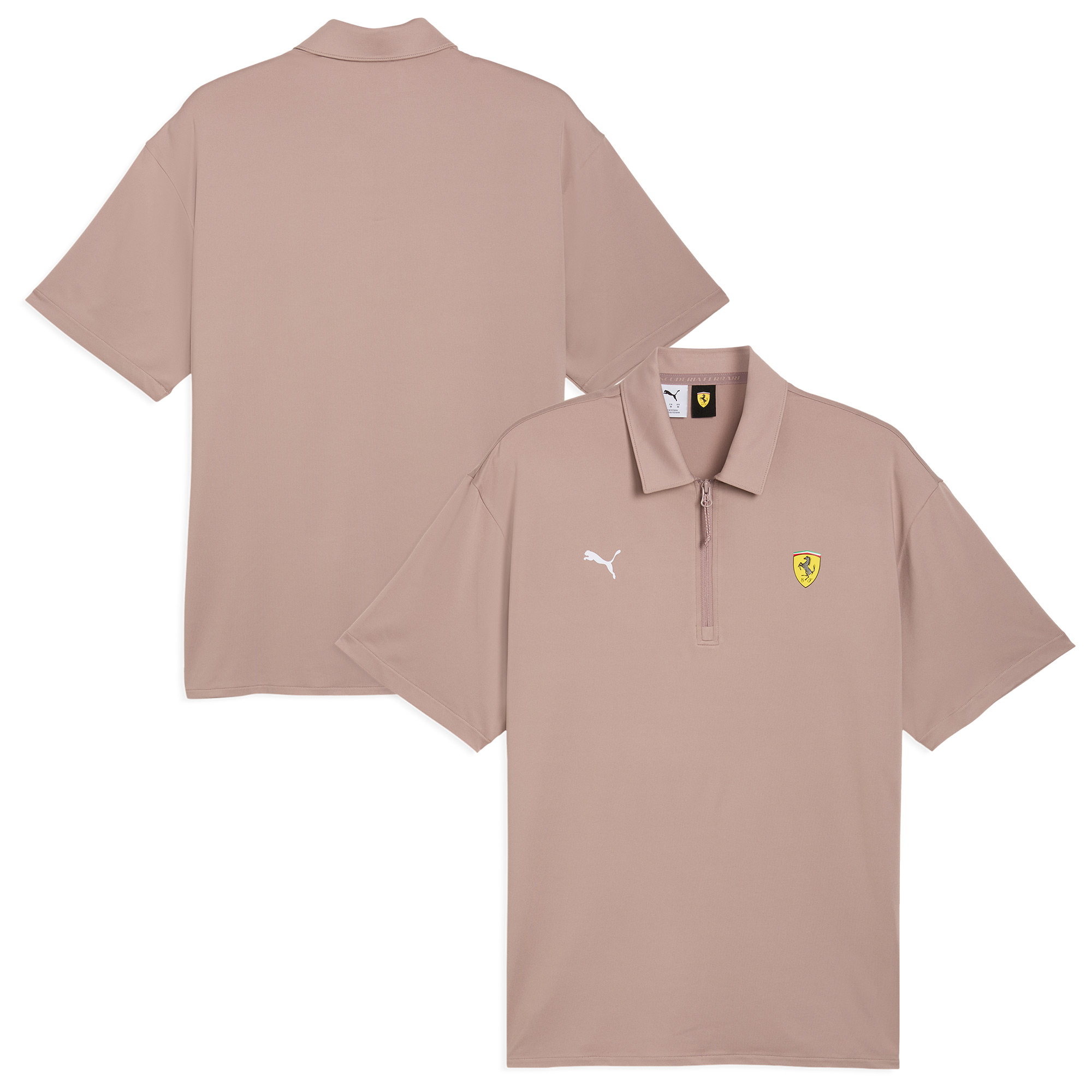 Ferrari Cloudspun Poloshirt von Puma – Beige Image