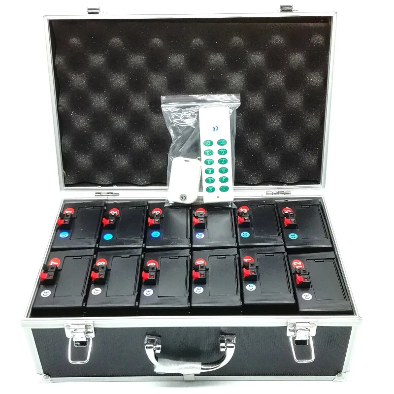 12-Empfänger-Eisbrunnen F Ire Wo Rks Zündsystem Kaltbrunnen Bühnenzündsystem Hochzeit Party Show Image