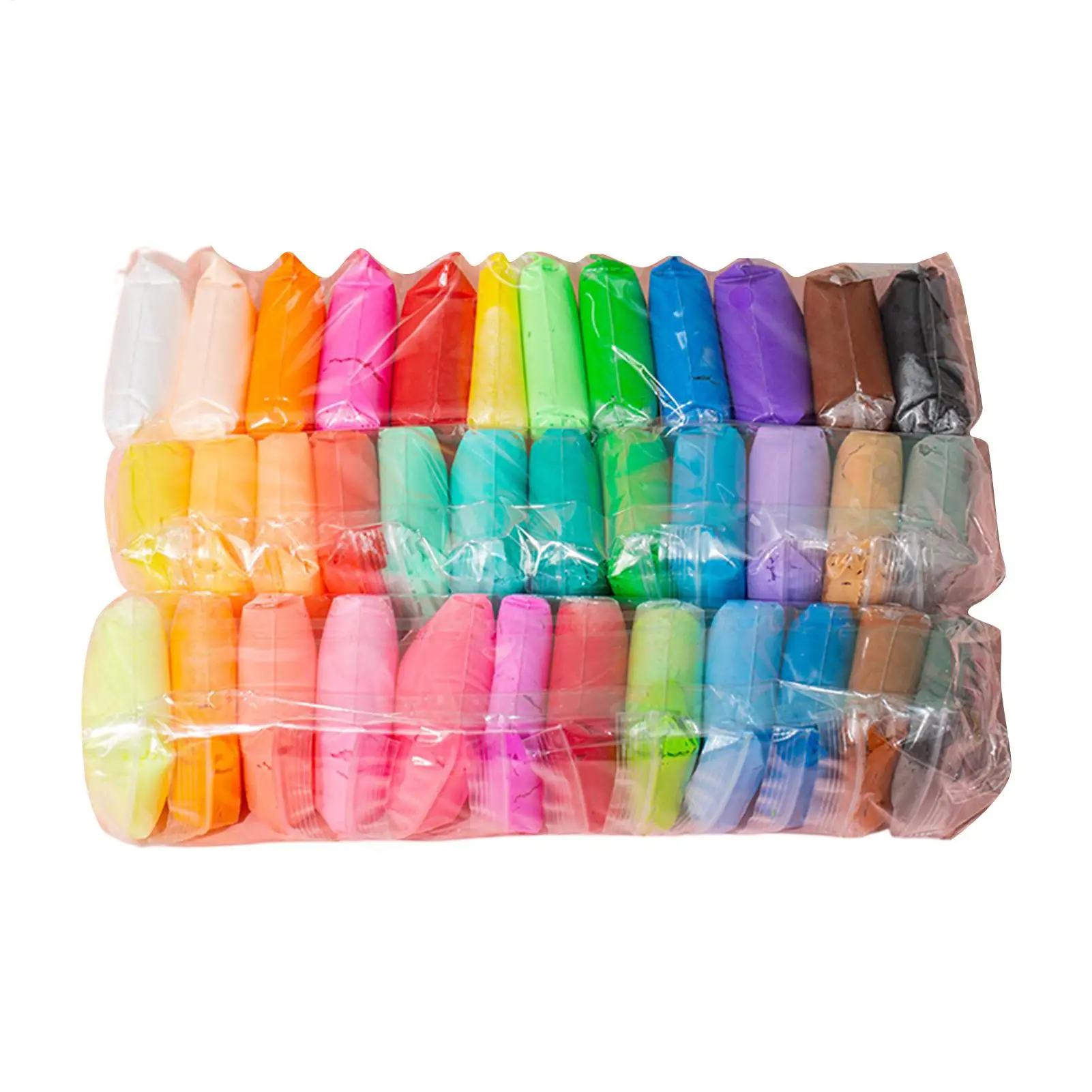 Jouets de bricolage 36/24/12 couleurs pour enfants, ensemble d'argile à modeler, Kit artisanal, plusieurs couleurs, argile sèche à l'air, argile à modeler Super légère, artisanat de bricolage