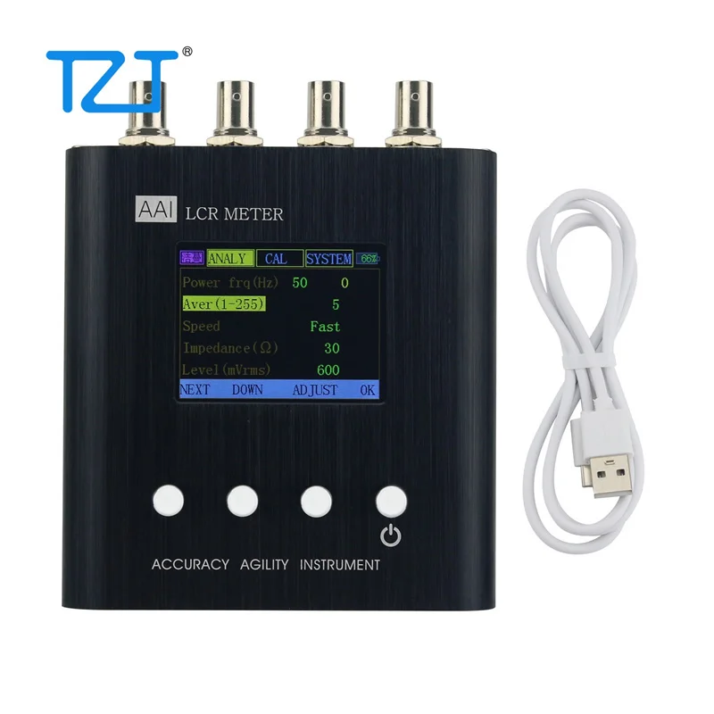 2,4 Zoll 200x300 tft Farbbild schirm lcr Meter lcr Komponenten tester 23 Frequenz punkte/50Hz-kHz/kHz/kHz Englisch Image