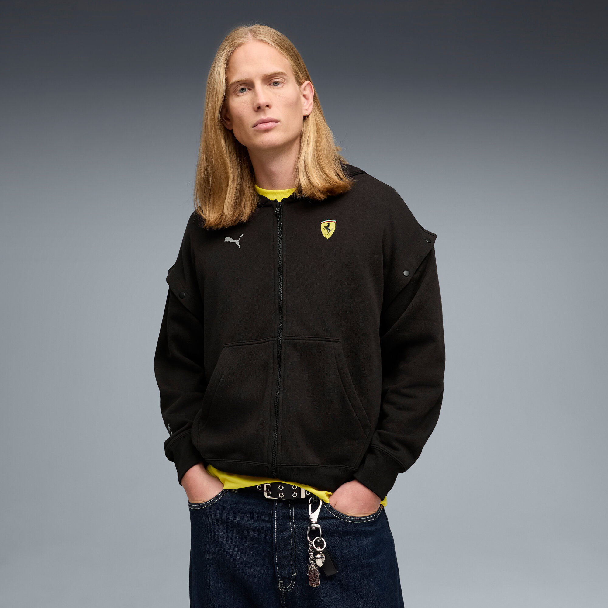 Ferrari Premium HDD Hoodie von Puma – Schwarz Image