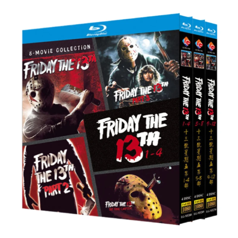 Vendredi 13ème partie 1-12 (2025) Disque Blu-ray