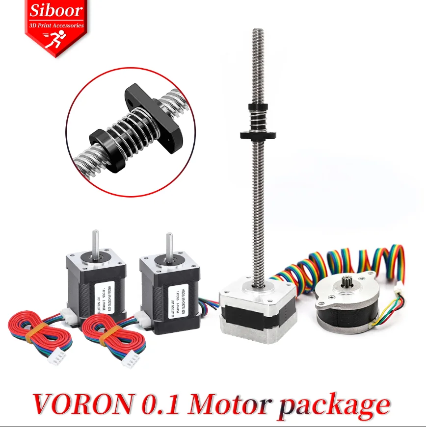 4 stücke Voron 0,1 Motor Kit Voron 0,1 Nema 14 Motor NEMA 17 Linear Schrittmotor 42STH25-1004CL200E 3D Drucker Teil V 0,1 Motoren Kit Image