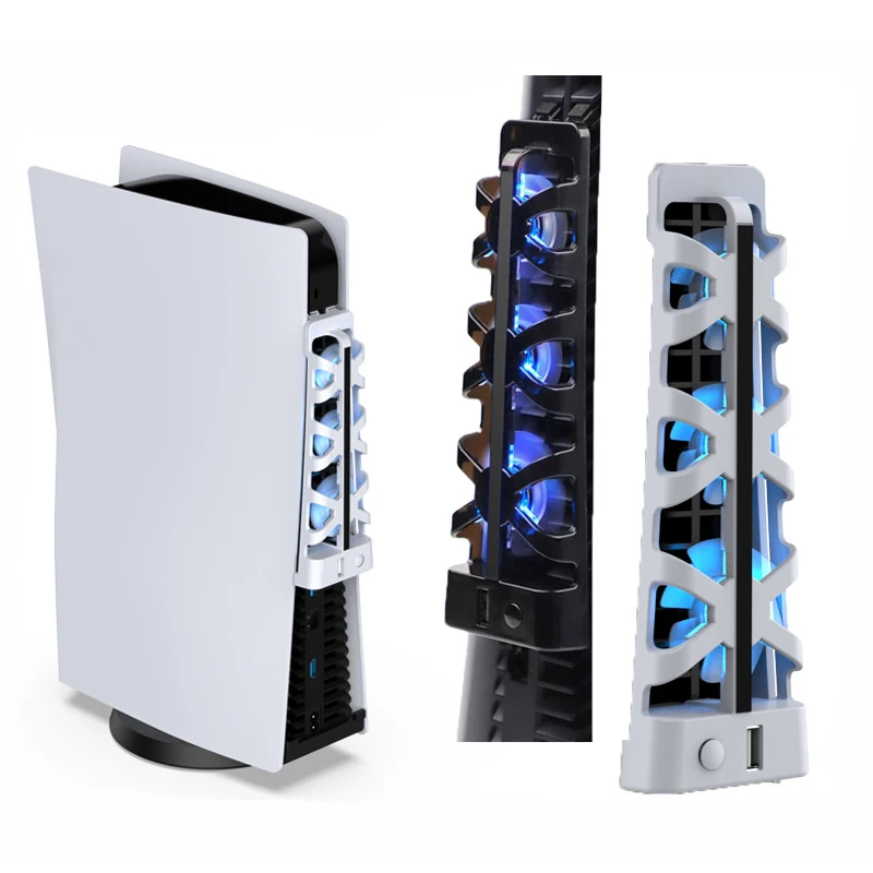 Cooler For Sony Play Station Playstation PS5 PS 5 Digital Disc Console Cooling Fan Gaming Accessories Ventilator USB Table Game