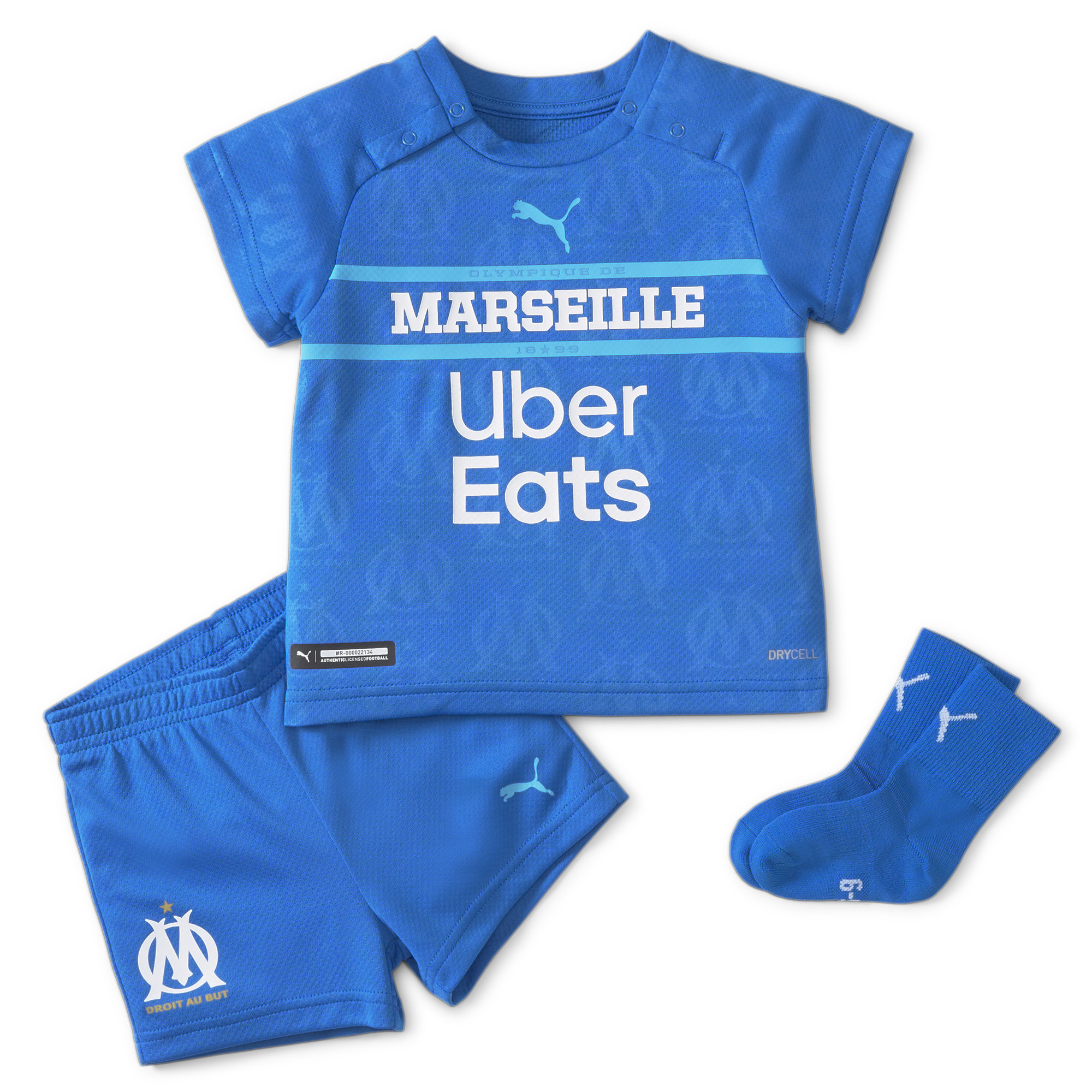 Puma Infant Baby OM Third Football Kit 21/22 - Blue - Size 1-2Y | Puma Sale | Discount Designer Brands