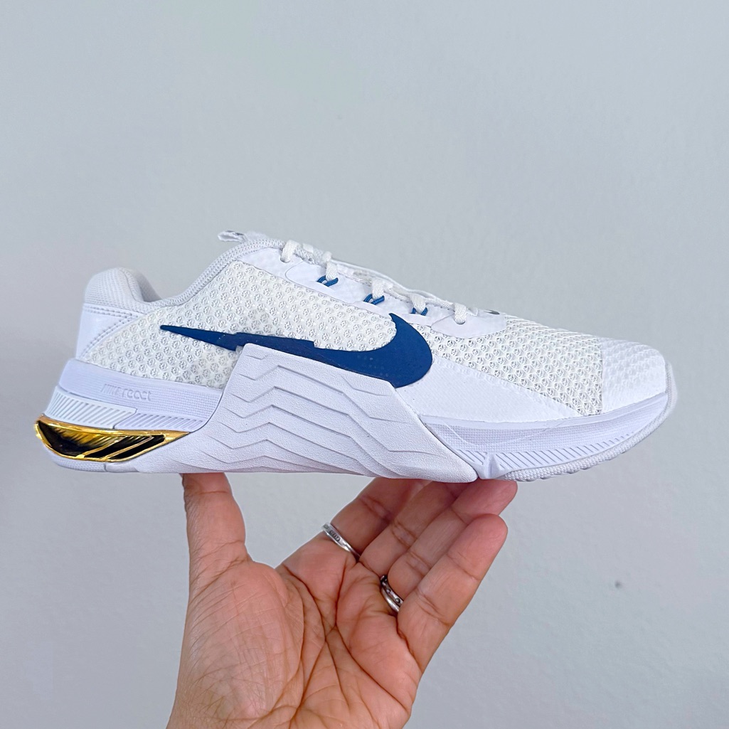 Nike Shoes | Custom Nike Metcon 7 Hyperlift Nike Id Training Sneakers | Color: Blue/White | Size: 6