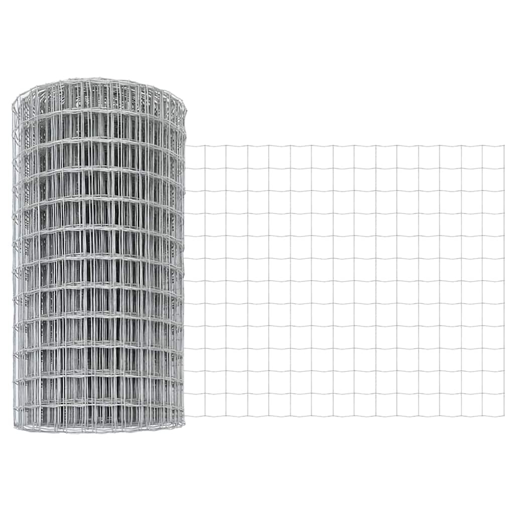 vidaXL Eurozaun 0,6 x 25 m PVC-beschichtetes Eisen Image