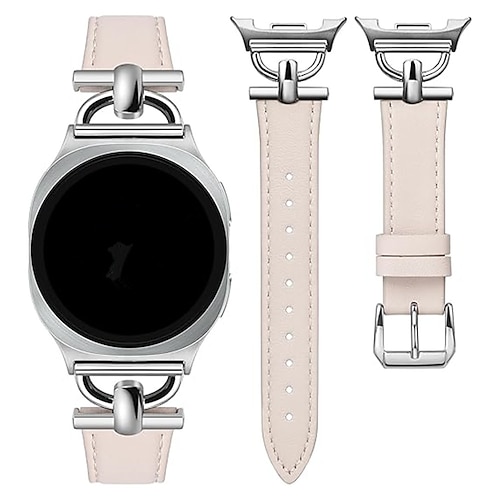 Uhrenarmband für Samsung Galaxy Uhr 8 40/44mm Watch 8 Classic 46 mm Watch 6 Classic 43/47mm Watch 5 Pro 45mm Watch 4 Classic 42/46mm PU - Leder Ersatz Gurt Verstellbar Sportarmband Moderne Schnalle Image