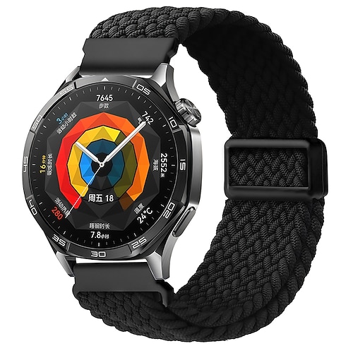 Uhrenarmband für Garmin Venu 4 3 Sq 2 Plus Vivoactive 6 5 4 Approach S50 S70 S42 Forerunner 970 570 165 265 965 955 255 55 Vívomove Sport D2 Air X10 Stoff Ersatz Gurt Schnellspanner Sportarmband Image