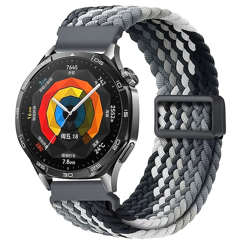 Uhrenarmband für Garmin Venu 4 3 Sq 2 Plus Vivoactive 6 5 4 Approach S50 S70 S42 Forerunner 970 570 165 265 965 955 255 55 Vívomove Sport D2 Air X10 Stoff Ersatz Gurt Schnellspanner Sportarmband Image