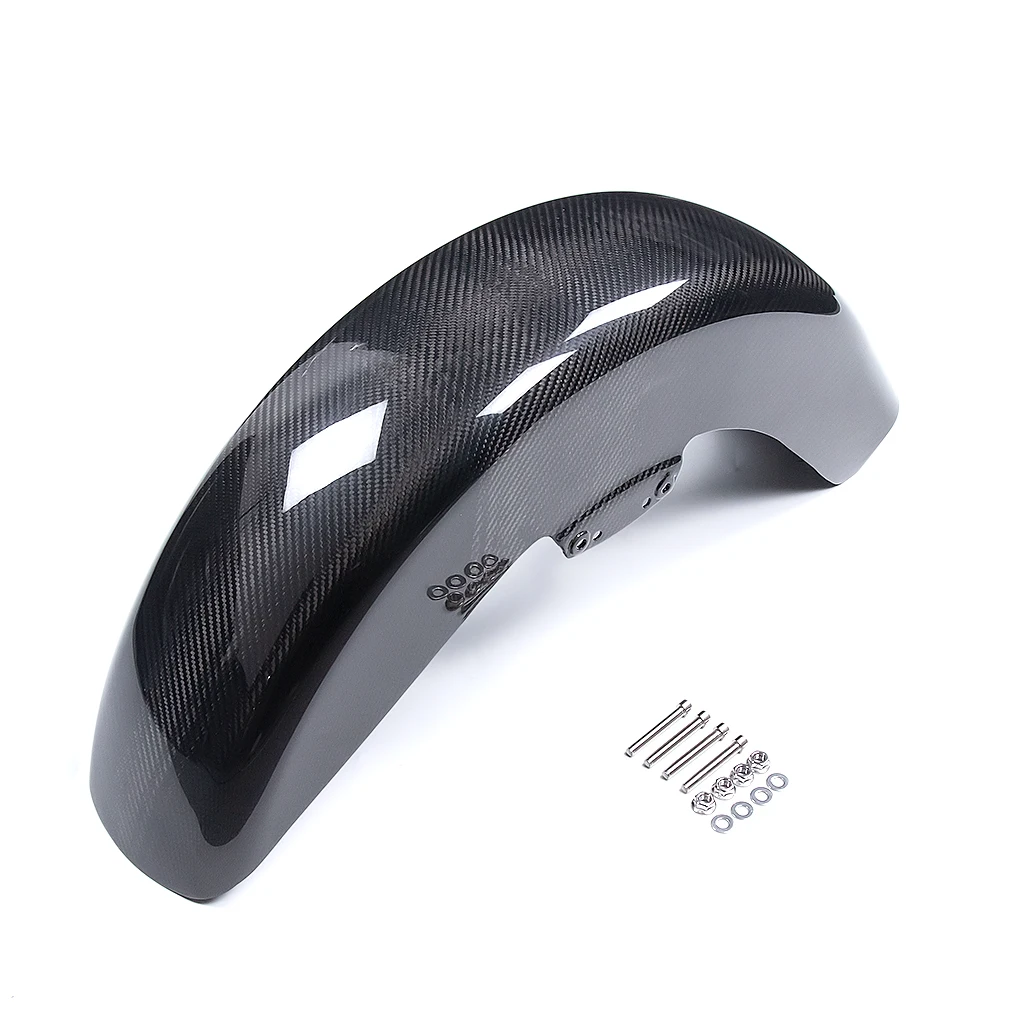 Für Harley Davidson Touring Street Glide Road King Road Glide 2014-2024 2023 2022 2021 Front Fender Verkleidung Kit 3K Carbon Faser