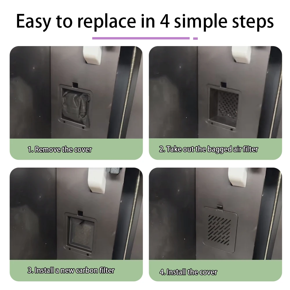 Für Anycubic Kobra S1 Luftfilter HEPA-Aktivkohlefilter Toxische Gase Upgrade Ersatzteile 3D-Drucker Kobra S1 Zubehör Image