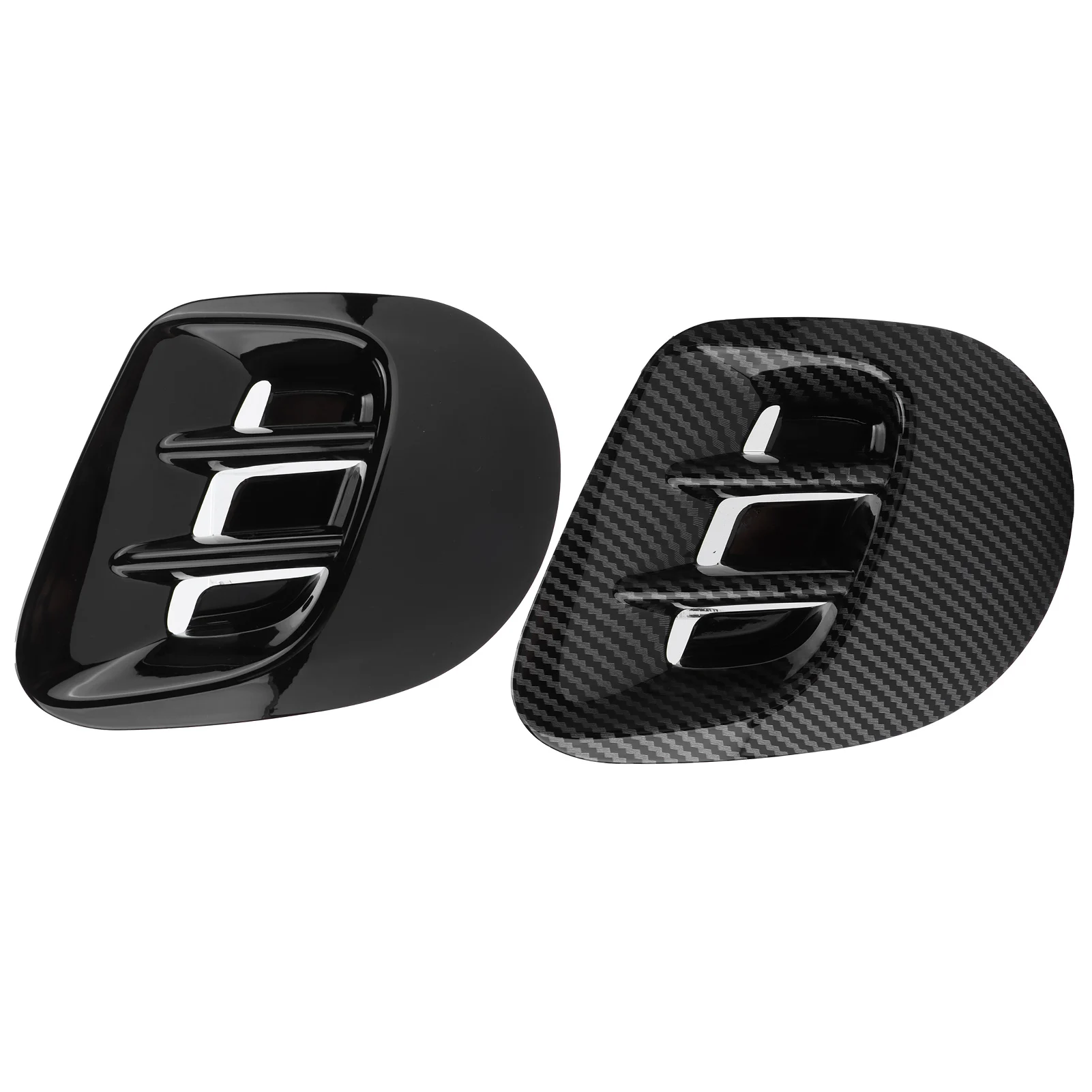 Hintere Seiten auslass verkleidung Rückflügels eitige Entlüftung abdeckung Verkleidungen Ersatz für Smart Fortwo 2015 2021-Auto-Styling Image