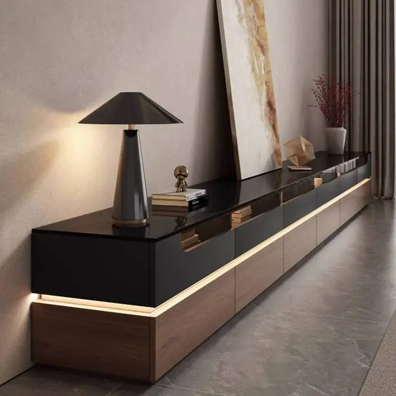 Salon meuble Tv décoration bois chambre européenne salons meuble Tv appartements rangement Szafka Pod meuble de télévision