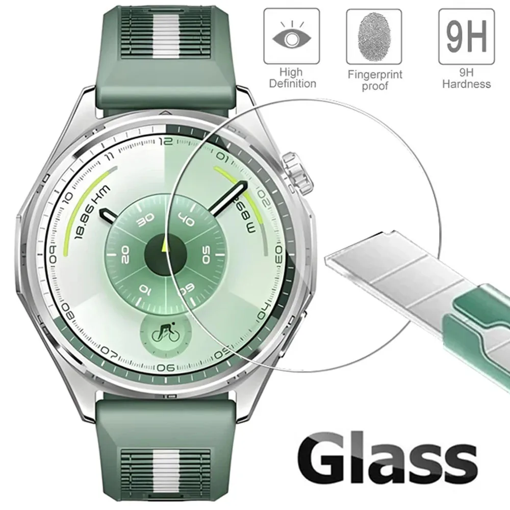 Screen Protector Film Für Huawei Uhr GT6 GT5 GT4 GT3 GT2 46mm 41mm HD Gehärtetem Glas Für Huawei GT6 5 3 Pro 42mm GT2E GT2Pro Image