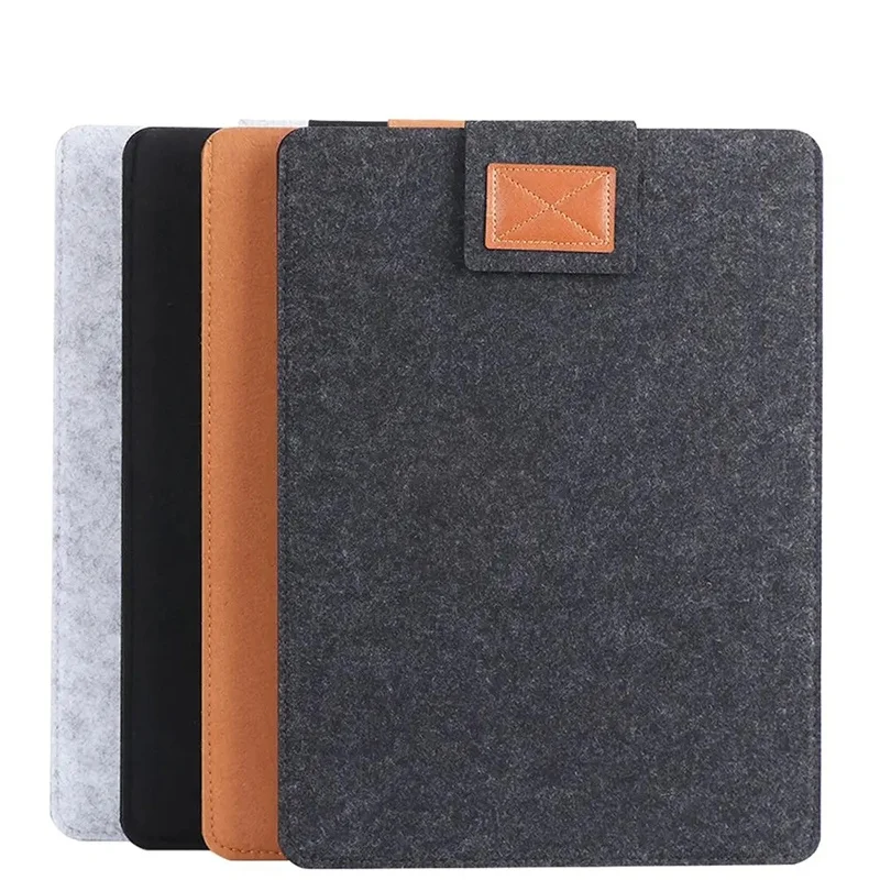 Wasserdichte Filz-Schutzhülle für Laptops, Tablet-Aufbewahrungstasche, Schutzhülle, Computer-Tasche für 11, 13, 15 Zoll iPad, MacBook Image