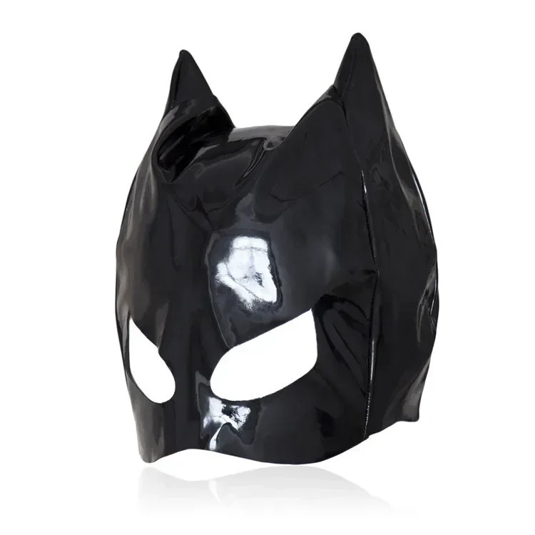 Cosplay Halloween Requisiten Sexy Masken für Frauen Verlockende Halbgesichtskopfbedeckung, Katzenohrmasken, Ledermasken Image