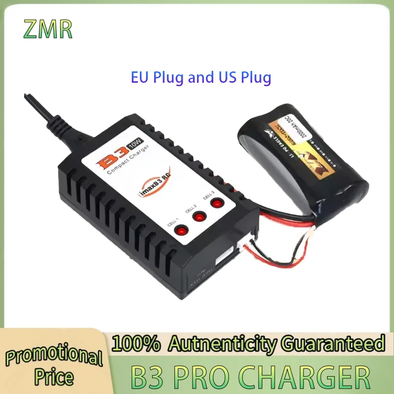 IMAX B3 PRO Lipo-Akku Kompaktladegerät 7,4V 11,1V 2S 3S 110-240V Lipo-Stromversorgungsladegerät EU-Stecker für RC-Helikopter-Teile Image