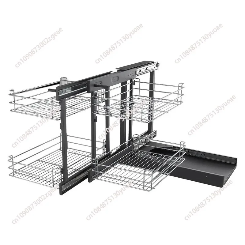 Schrank ausziehbarer blinde Eckschrank, Regal, Aufbewahrungsorganisator, magische Ecke