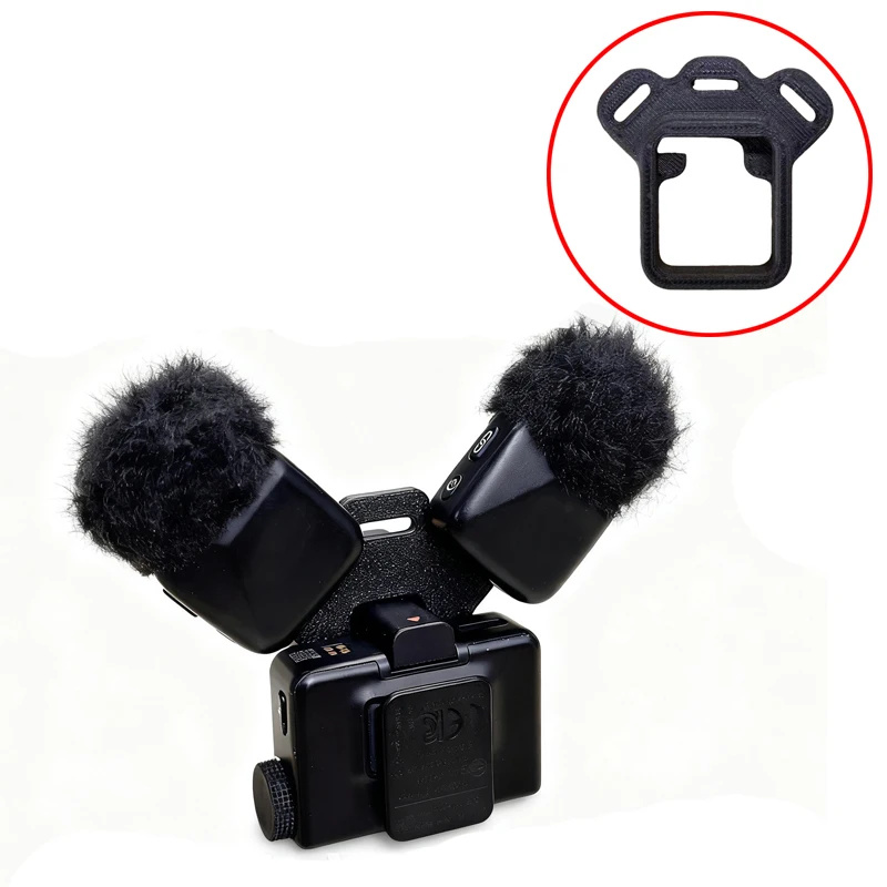 1PCS Drahtlose Mikrofon Stereo Stehen Tragbare Unterstützung Rack Digital Audio Adapter Geändert Zubehör für DJI MIC MINI/MIC3 Image