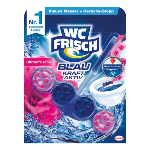 WC FRISCH Blau Kraft-Aktiv Duftspüler »Blütenfrische« Image