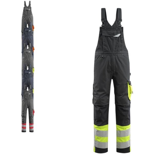 Mascot Warn-Latzhose »Sunderland« Größe 90C54 schwarz/gelb Image
