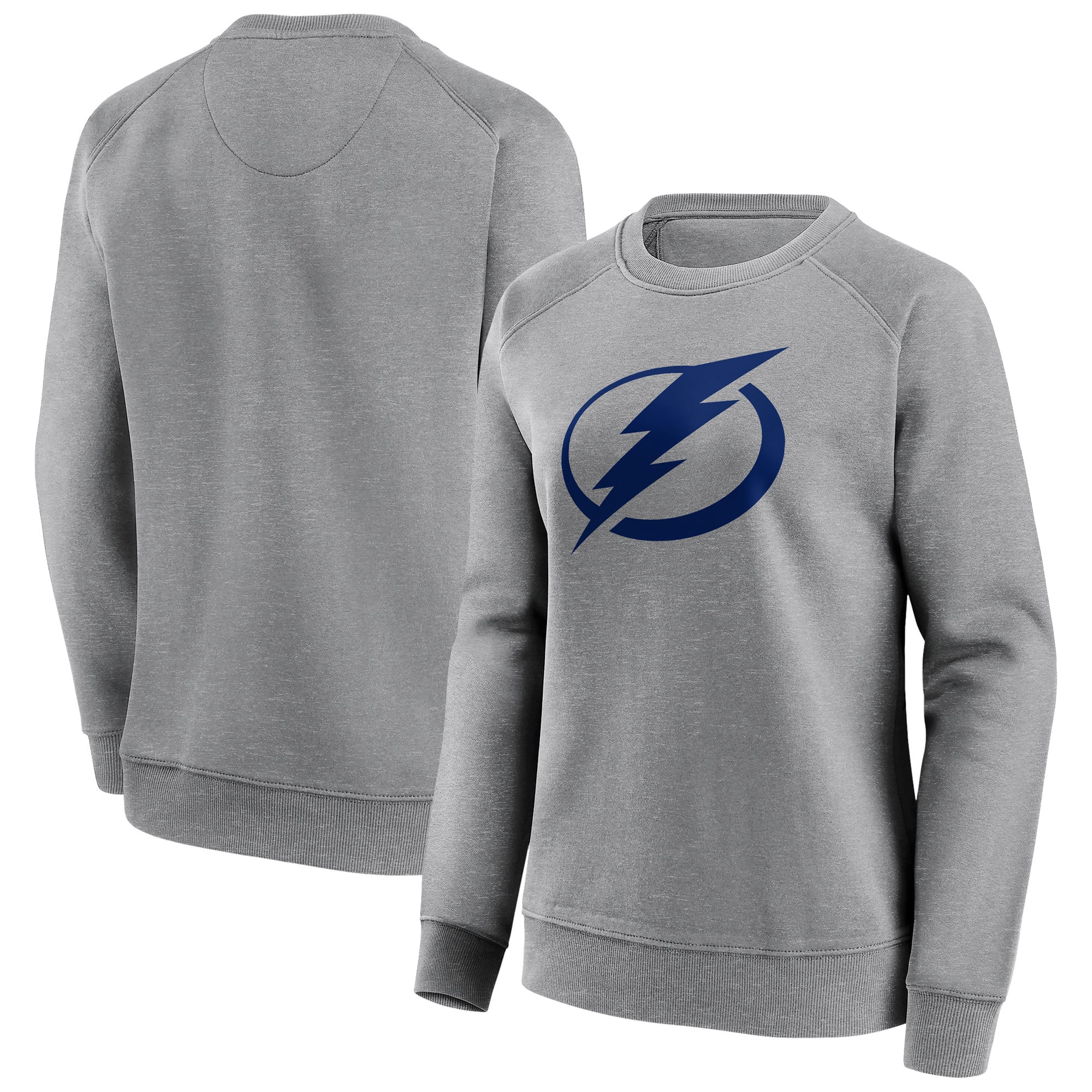 Tampa Bay Lightning Fanatics Branded Mono Logo Graphic Crew Sweatshirt – Damen