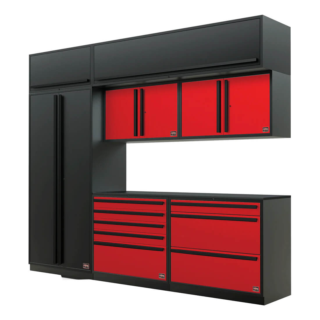 Proslat FusionPlus 10FT Set Black and Red Edition (TOOL + Overheads, Black Powder Coat)