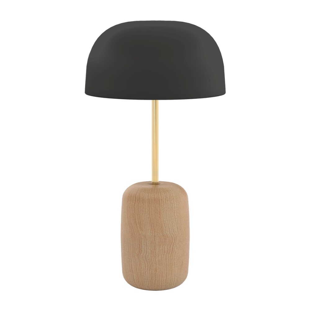 Lampe à poser, abat-jour gris ardoise