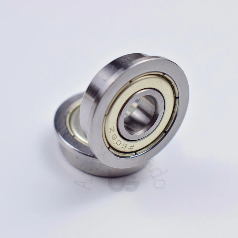 F608ZZ 8*22 & 25*7mm 10 stück 608 Flansch lager F608 F608Z F608ZZ chrom stahl lager Image