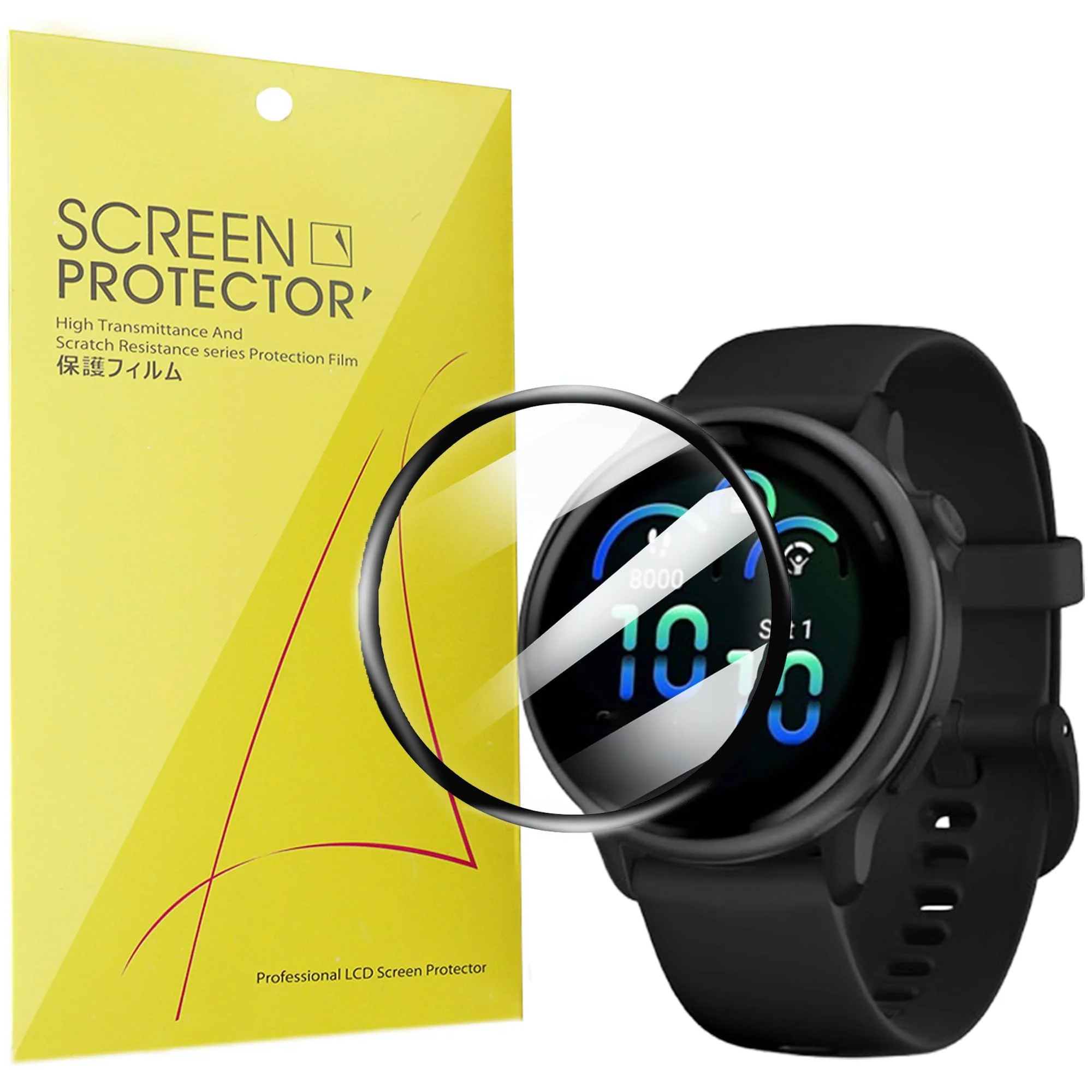 3D-Displayschutzfolie mit vollständiger Abdeckung für Garmin Vivoactive 6, weiche, flexible Schutzfolie für Garmin Vivoactive 6-Schutzhülle Image