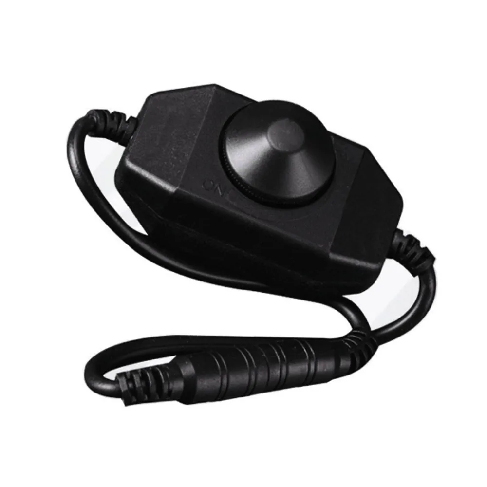 24 W einfarbiger LED-Streifen-Dimmer, DC12–24 V, 2 A, Knopf, einstellbare Helligkeit, EIN/Aus-Schalter für Heim-/Bürobeleuchtung ‌ Image