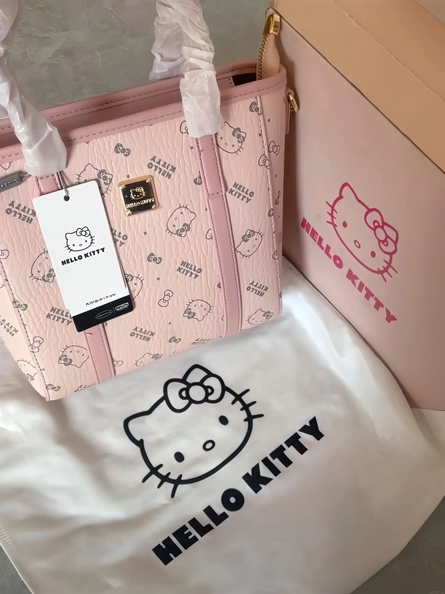 2026 Hello Kitty Hello Kitty Gemüsekorbtasche Mini bedruckte Tragetasche Damen Nischendesign Umhängetasche