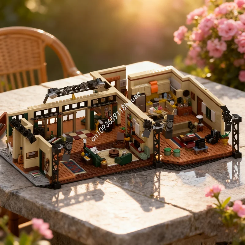 2172 stücke MOC Zwei Und EINE Hälfte Männer Charlie S Malibu Modell Gebäude Spielzeug Blöcke Montieren DIY Idee Weihnachten Geschenke ziegel Kinder Geburtstag Image