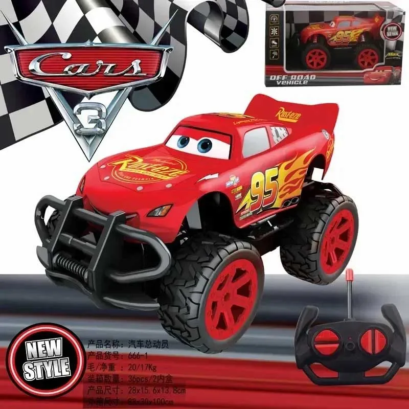 Neues Pixar Cars 3 elektrisches Spielzeugauto Lightning Mcqueen Vierkanal-Langlauf-Fernbedienungsautomodell, Spielzeug für Kinder, Geschenk Image