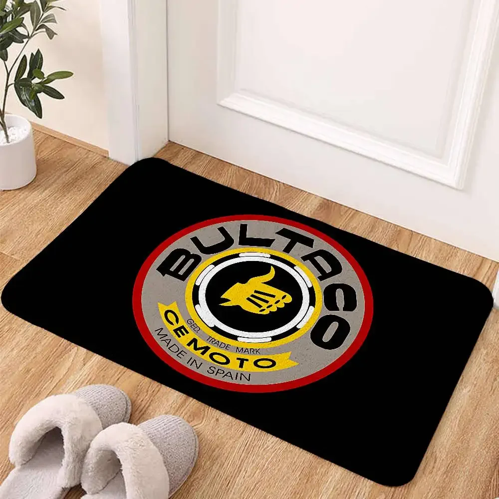 B-Bultacos-Alpinas-Motorrad-Bodenmatte für Wohnzimmer, Kissen, moderner, weicher, flauschiger Heimteppich für Kinderzimmer, Spielteppich Image
