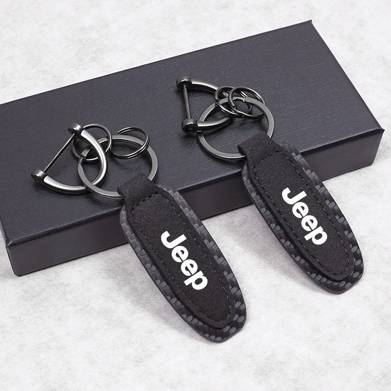 Auto Logo Schlüsselanhänger Anhänger Auto Smart Schlüsselanhänger für Jeep Renegade Compass Grand Cherokee Wrangler Patriot Rubicon Liberty Image