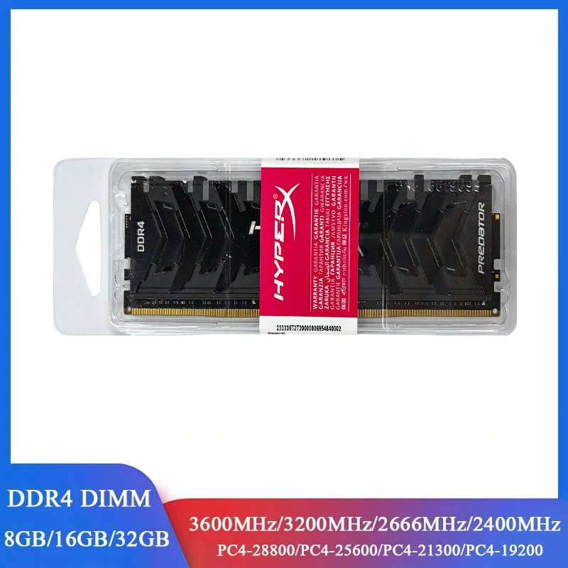 Kingston BEAST Memoria DDR4 RGB Desktop RAM 16GB 3200MHz 8GB 4000MHz 3600MHz 3200MHz Gaming Memoria Desktop Fury RAM Image