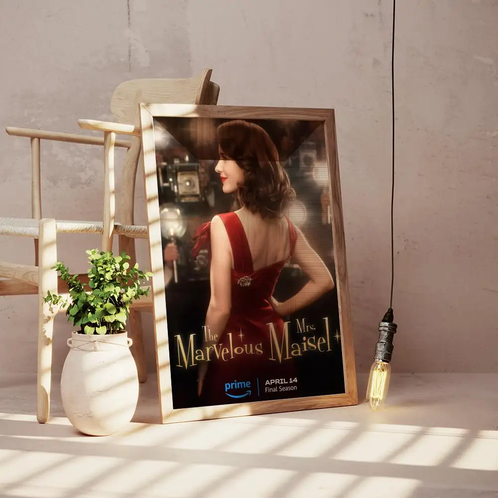 T-The Marvelous Mrs. Maisel Poster Pop Rapper Musik Album Cover Ästhetischer Hip Hop Rock Print Wandkunst Raumdekoration Geschenk