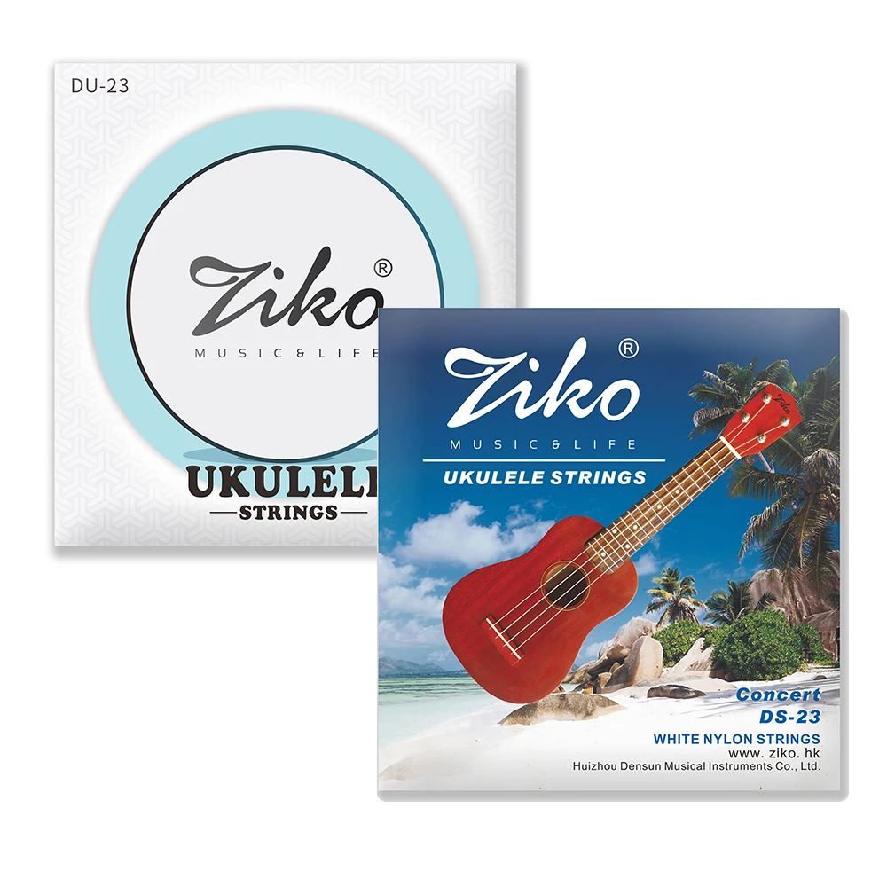 ZIKO Ukulele Saiten Sopran Concet Tenor Allgemeine Verwendung Nylon Ukulele Saiten Ukulele LOW G Strings Instrumente Set ﻿ Image