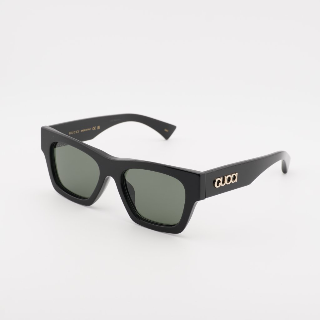 Gucci Accessories | Gucci Gg1835sa 001 Sunglasses Black Square Frame, Grey Lenses | Color: Black/Gray | Size: 53 - 18 - 145