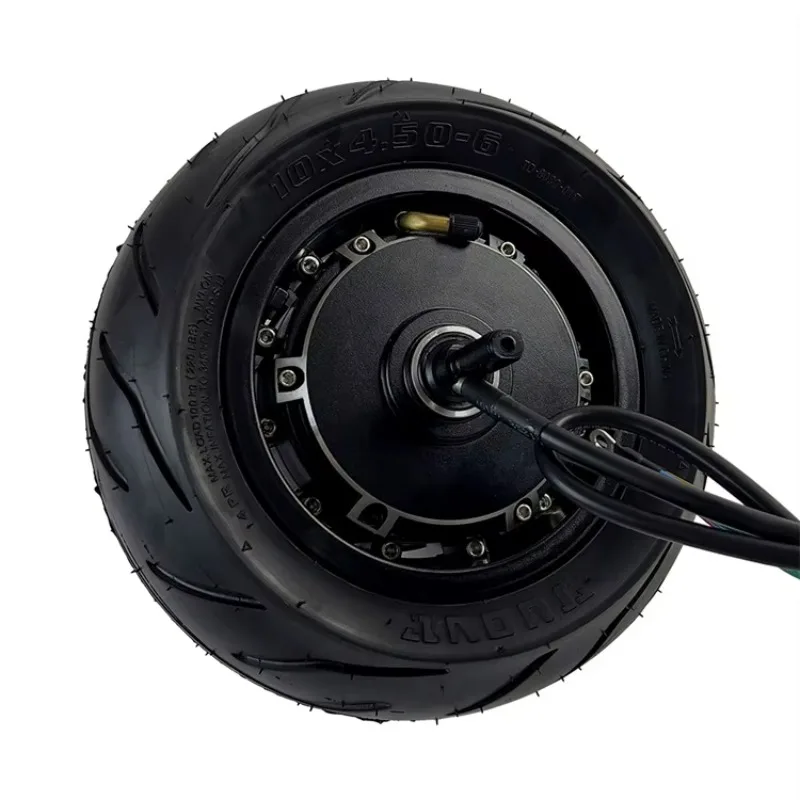 Motore del mozzo per scooter elettrico 10 pollici 48V 60V 2000W 4000W Motore del mozzo del vuoto del freno a disco DC ad alta potenza per scooter elettrico del motociclo