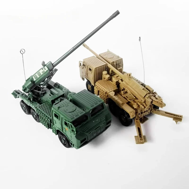 4D 1/72 Chinese PCL-181 Vehicle Howitzer Plastic Assemble Military Toy Chariot Entry Glue-free Image